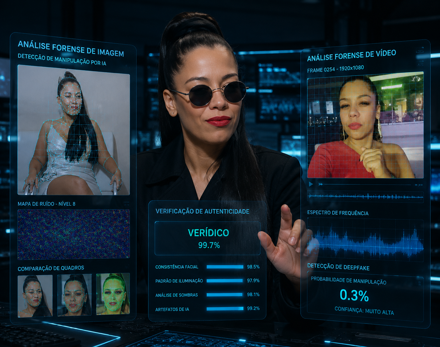 Perícia Digital em Imagens e Vídeos por IA